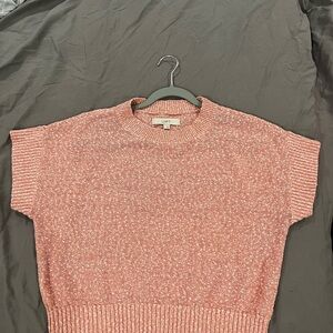 LOFT Coral Knit Sweater